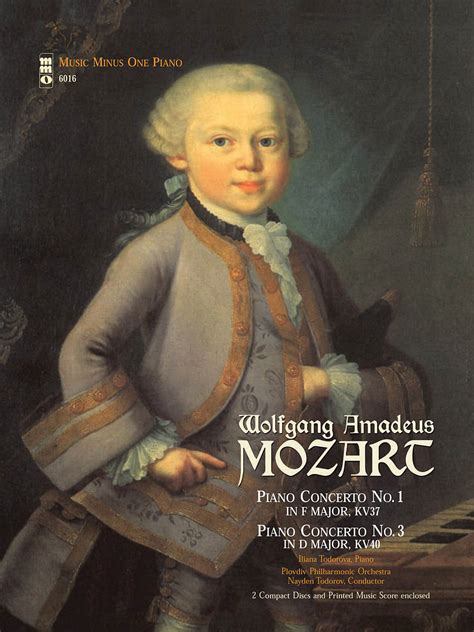 Mozart - Concerto No. 1 In F Major, KV37; Concerto No. 3 In D Major, KV40